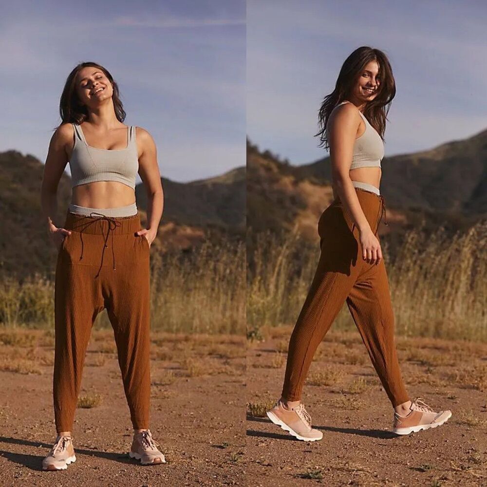 Free People Women Size S Can't Handle This Harem Pants Causal Lounge Cozy Travel